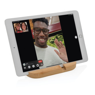 Stojánek na telefon a tablet z bambusu