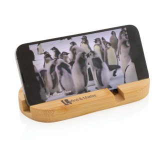 Stojánek na telefon a tablet z bambusu