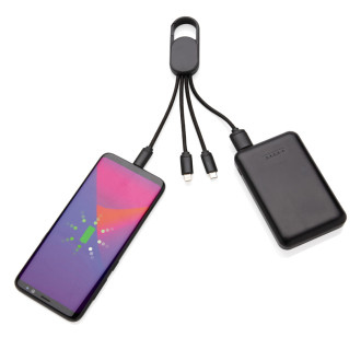Nabíjecí kabel 4 v 1 s karabinou