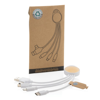 Kapesní nabíjecí kabel 6 v 1 Ontario z RCS recykl. plastu