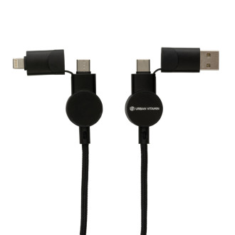 Nabíjecí kabel 6 v 1 Oakland 1,2m 45W z RCS recykl. plastu
