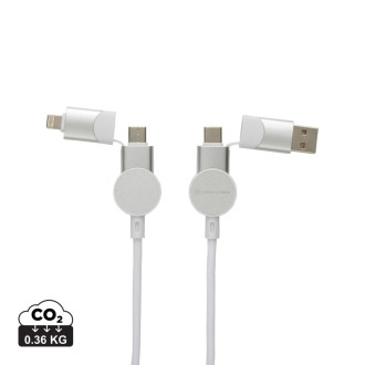 Nabíjecí kabel 6 v 1 Oakland 1,2m 45W z RCS recykl. plastu