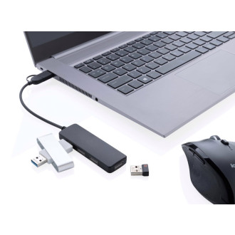 USB hub z RCS recyklovaného plastu