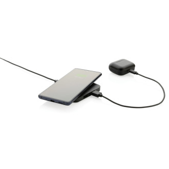 Bezdrátová nabíječka 10W s USB výstupy z RCS recykl. plastu