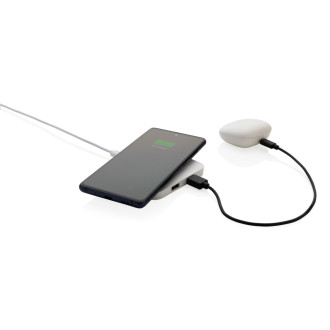 Bezdrátová nabíječka 10W s USB výstupy z RCS recykl. plastu
