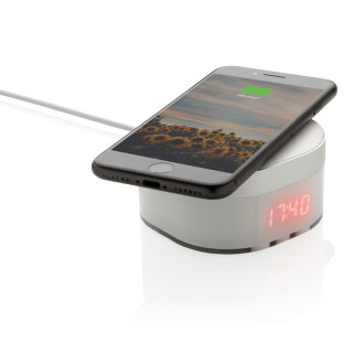 Bezdrátově nabíjecí digitální hodiny Aria 5W