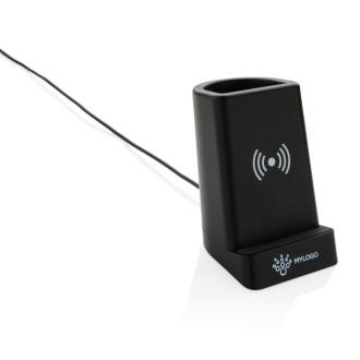 Light up bezdrátově nabíjecí stojánek na telefon a pera 5W
