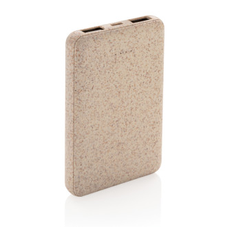 Kapesní powerbanka 5 000 mAh z pšeničné slámy