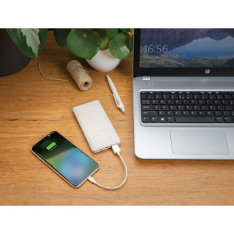 Powerbanka 10 000 mAh z pšeničné slámy