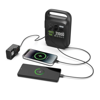 Přenosná nabíjecí stanice Power Vault 21000mAh z RCS RPET