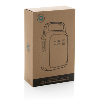 Přenosná nabíjecí stanice Power Vault 21000mAh z RCS RPET