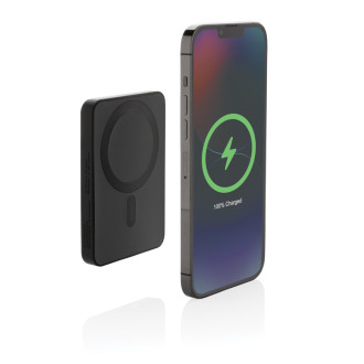 Magnetická powerbanka 5000mAh Magnetix z RCS recykl. plastu