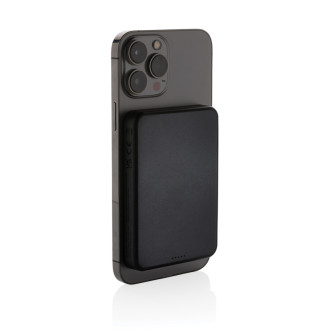 Magnetická powerbanka 5000mAh Magnetix z RCS recykl. plastu