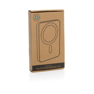Magnetická powerbanka 5000mAh Magnetix z RCS recykl. plastu
