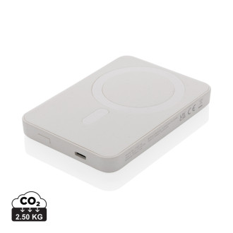 Magnetická powerbanka 5000mAh Magnetix z RCS recykl. plastu