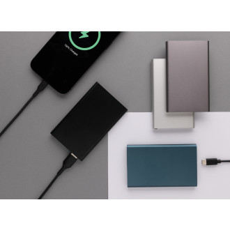 Powerbanka 4000mAh s USB C z RCS recykl. plastu a hliníku
