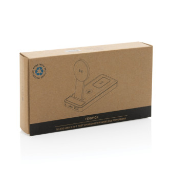 Rychlá powerbanka 10000mAh 3v1 Fenwick z RCS recykl. plastu