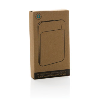 Powerbanka 5000 mAh z RCS recykl. plastu