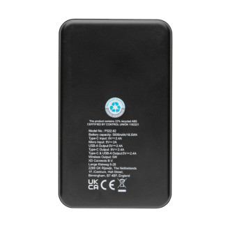 Bezdrátová powerbanka 5000 mAh 5W z RCS recykl. plastu