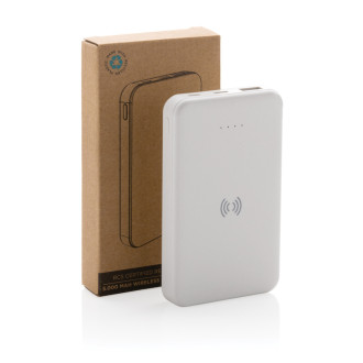 Bezdrátová powerbanka 5000 mAh 5W z RCS recykl. plastu
