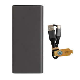 Powerbanka Terra 20 000mAh 20W z recyklovaného hliníku a ABS