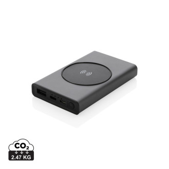 Powerbanka Terra 5 000mAh s 5W Qi z RCS rec. hliníku a ABS