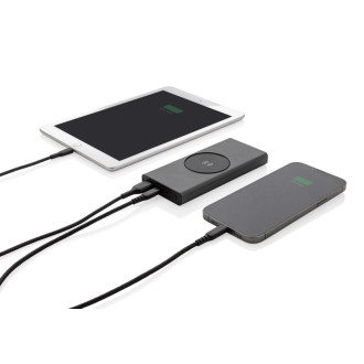 Powerbanka Terra 10 000mAh 18W s 10W Qi z rec. hliníku a ABS