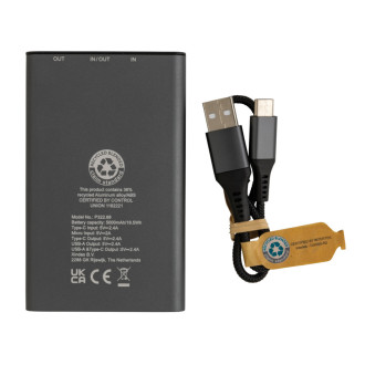 Powerbanka Terra 5 000mAh z RCS rec. hliníku a ABS