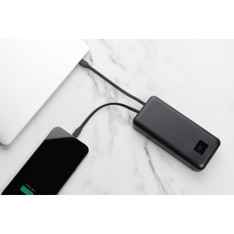 Powerbanka na notebook 20000mAh 65W Gridley z RCS plastu