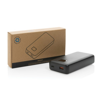 Powerbanka na notebook 20000mAh 65W Gridley z RCS plastu