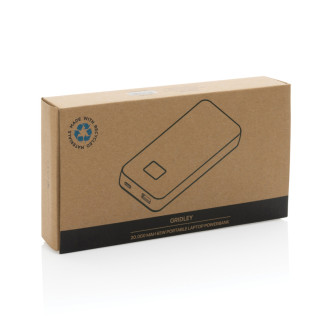 Powerbanka na notebook 20000mAh 65W Gridley z RCS plastu