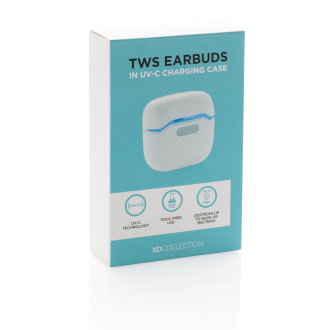 TWS sluchátka v UV-C sterilizační nabíjecí krabičce