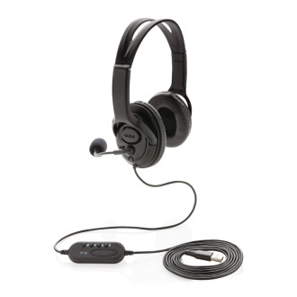 Kancelářský headset s mikrofonem