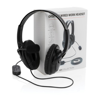Kancelářský headset s mikrofonem