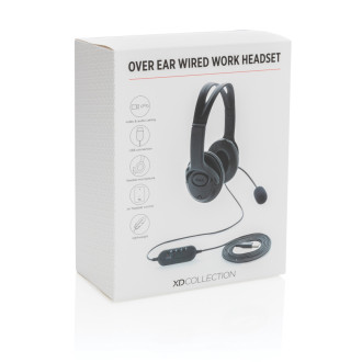 Kancelářský headset s mikrofonem
