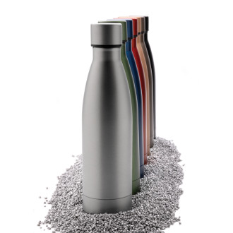 Celobarevná termo lahev z RCS recyklované oceli 500ml