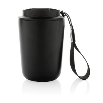 Termohrnek Cuppa z RCS recykl. nerezové oceli s lanyardem