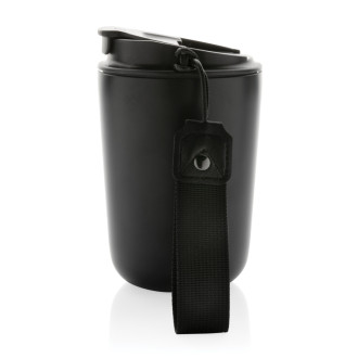 Termohrnek Cuppa z RCS recykl. nerezové oceli s lanyardem