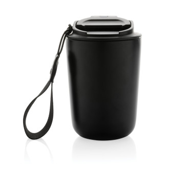 Termohrnek Cuppa z RCS recykl. nerezové oceli s lanyardem