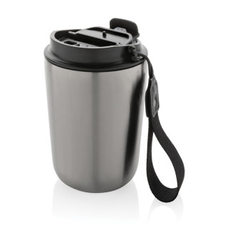 Termohrnek Cuppa z RCS recykl. nerezové oceli s lanyardem