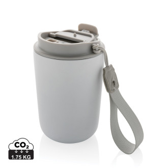 Termohrnek Cuppa z RCS recykl. nerezové oceli s lanyardem