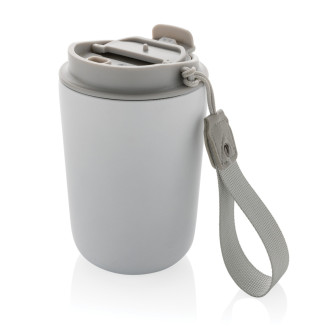 Termohrnek Cuppa z RCS recykl. nerezové oceli s lanyardem