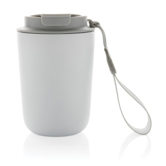 Termohrnek Cuppa z RCS recykl. nerezové oceli s lanyardem