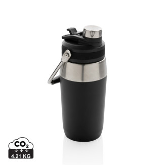 Nerezová termo láhev s duálním uzávěrem 500ml