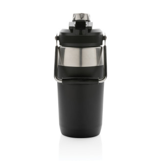 Nerezová termo láhev s duálním uzávěrem 500ml