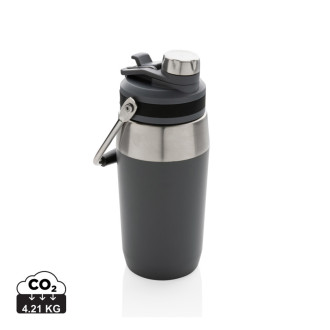 Nerezová termo láhev s duálním uzávěrem 500ml