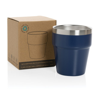 Hrnek s dvojitou stěnou Clark 300ml z RCS recykl. oceli