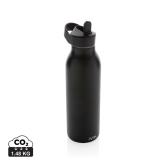 Flip-top lahev na vodu Avira Ara 500ml z RCS recykl. oceli