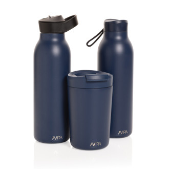 Flip-top lahev na vodu Avira Ara 500ml z RCS recykl. oceli