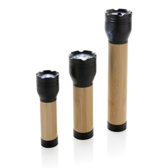 USB svítilna Lucid 3W z RCS recykl. plastu a bambusu
